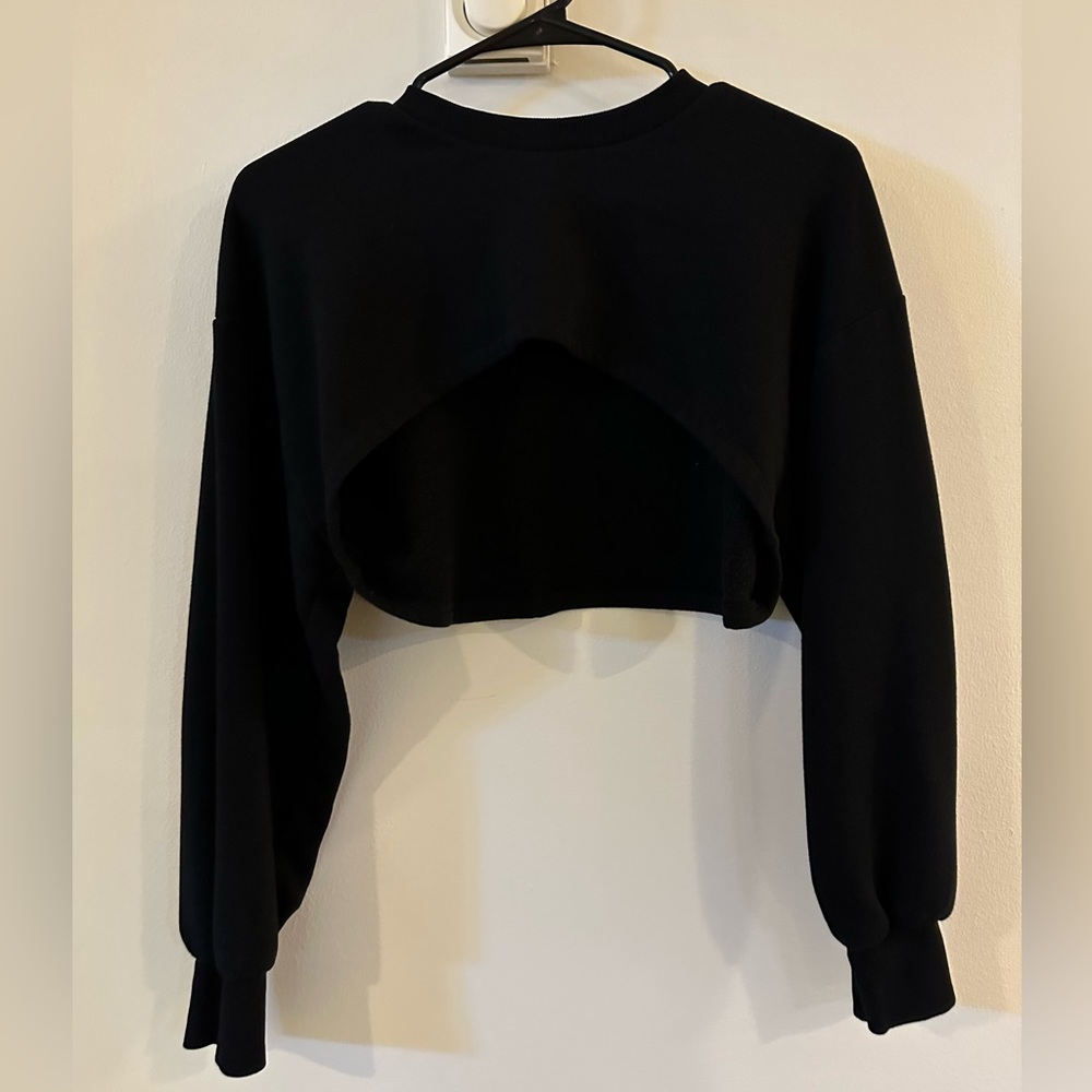 Zara cropped sweater